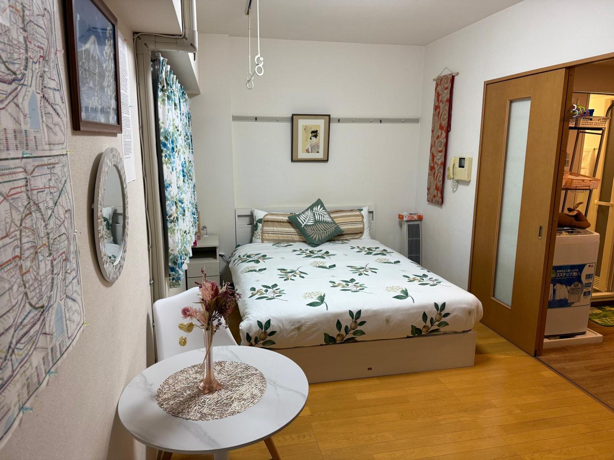 都心の家30 Square Meter King Size Bed With Stepping Rice 東京都