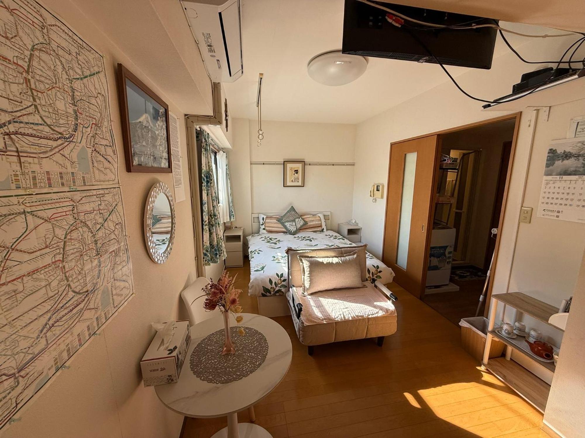 都心の家30 Square Meter King Size Bed With Stepping Rice 公寓